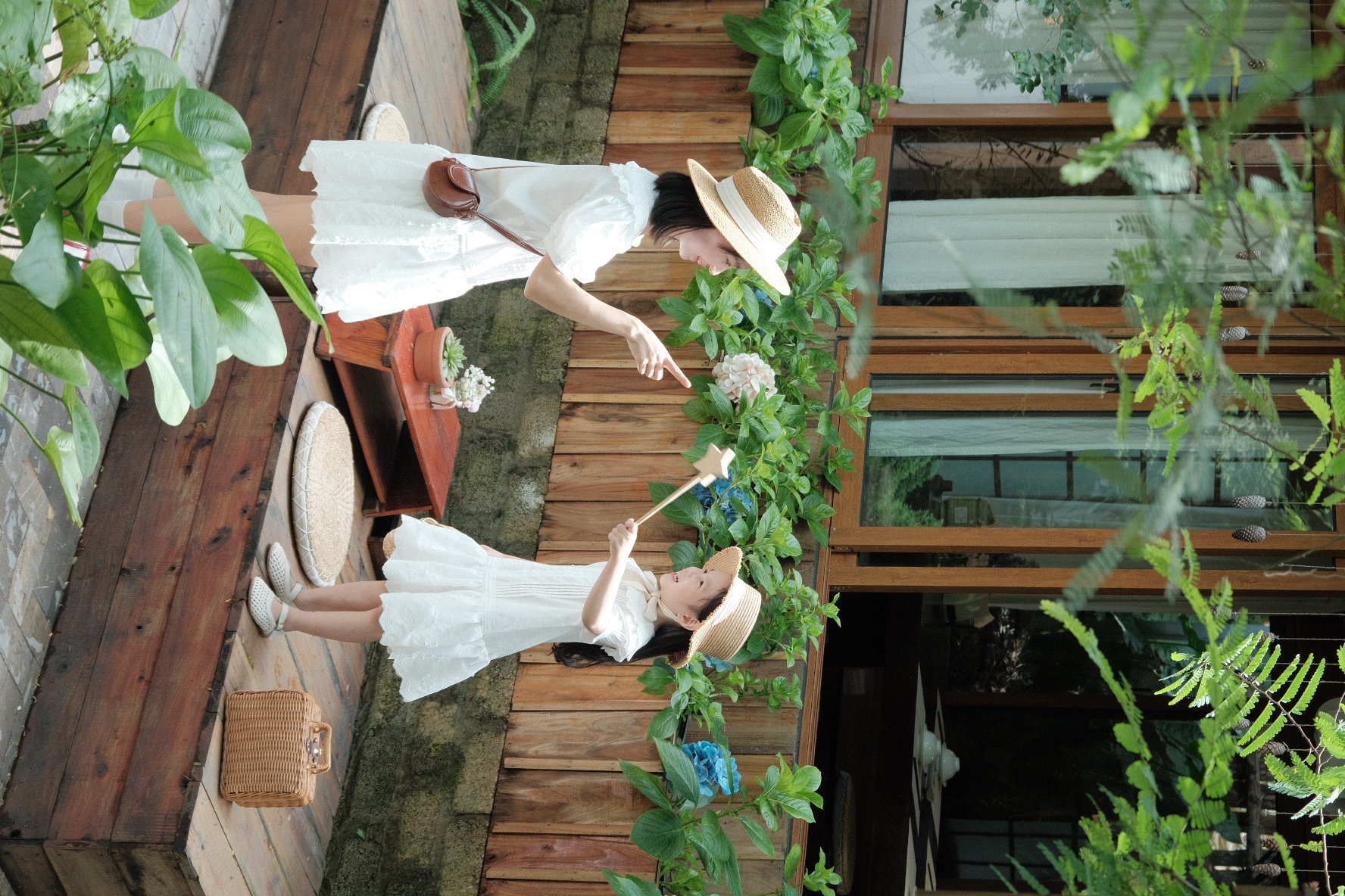 Mangooi family clothing styled in soft pastel colours